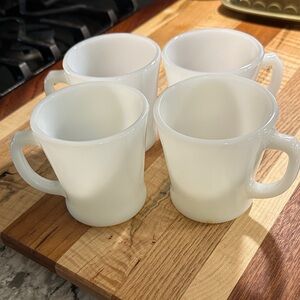 Anchor Hocking Classic White Mug Set